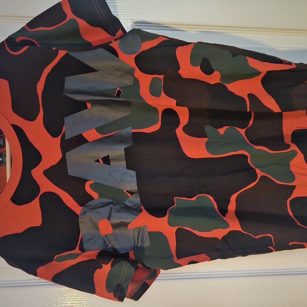 G-Star Men's Camouflage Shirt - Orange and Black